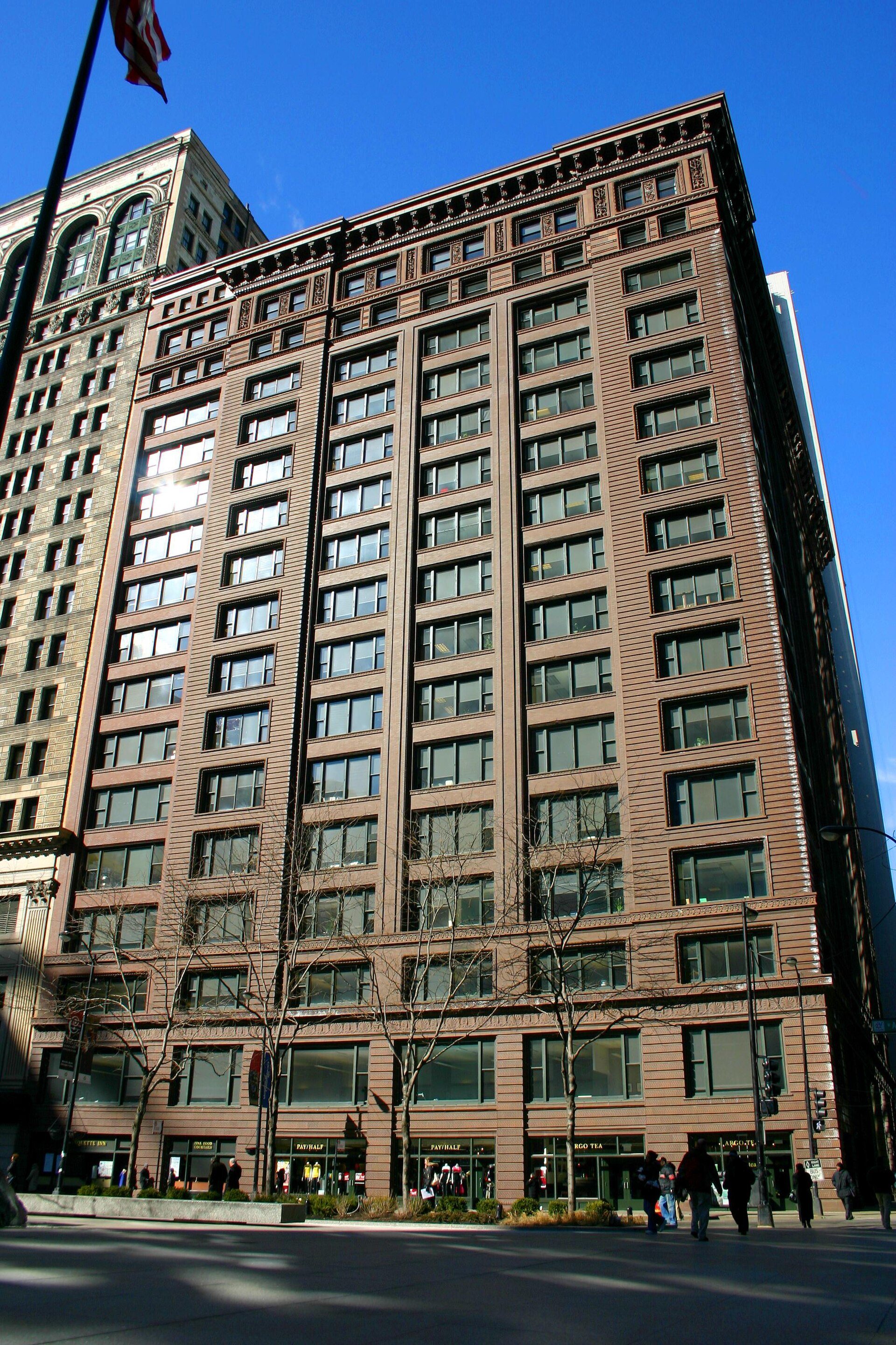 The Marquette Building from Dearborn Street