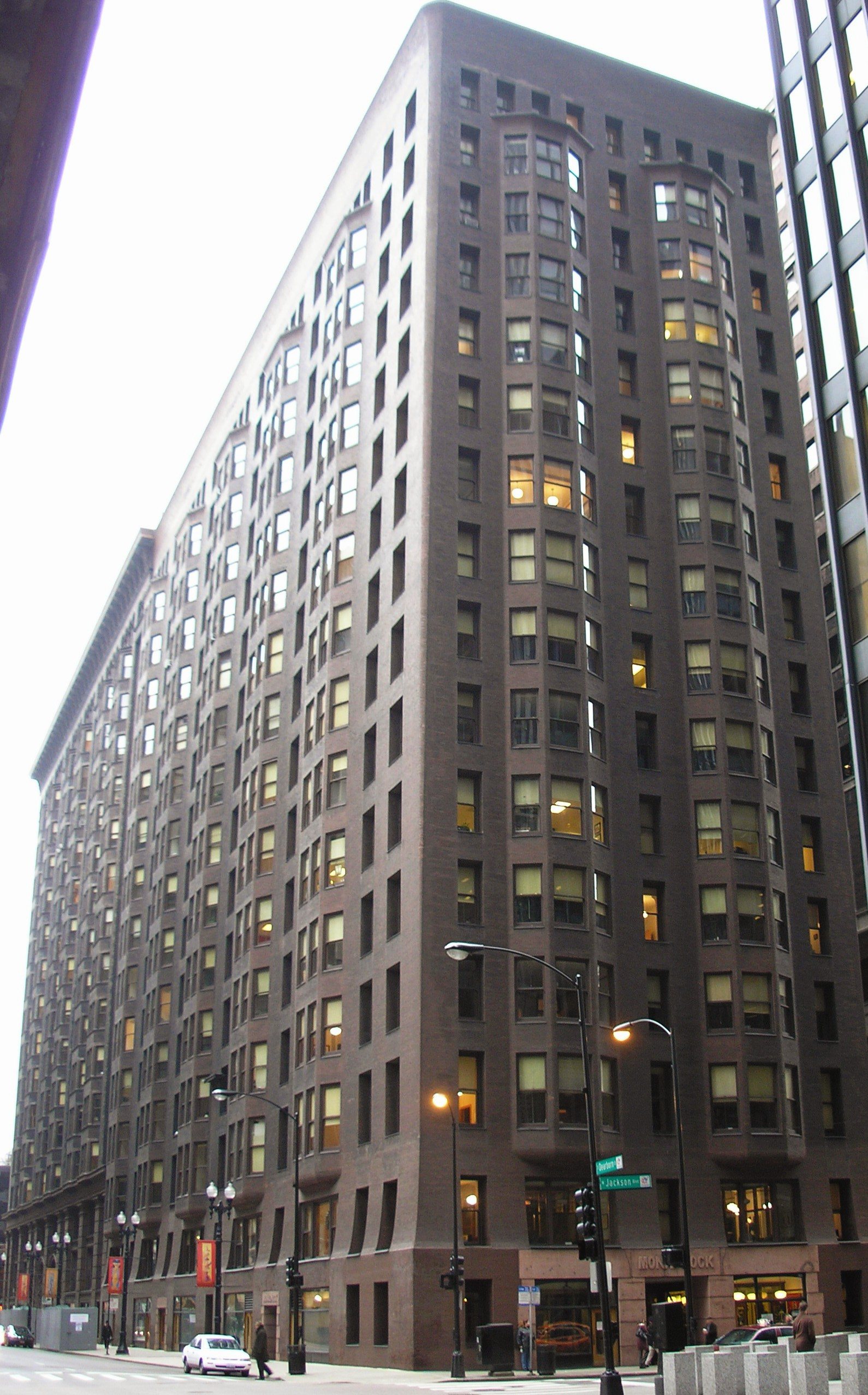 The Monadnock Building's full facade