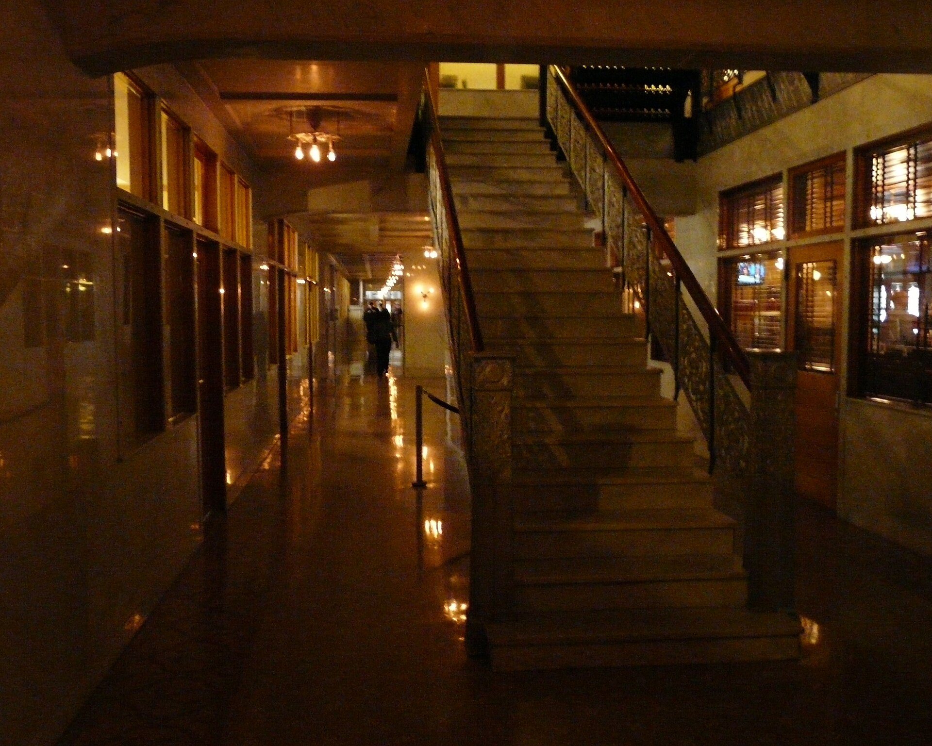 The lobby and stair of the Monadnock Building